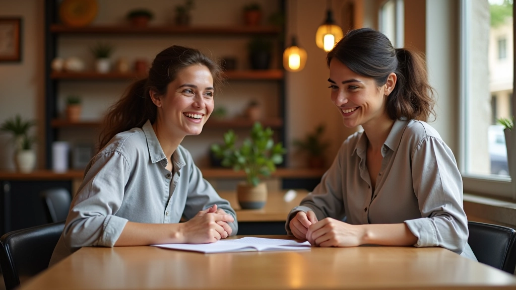 Groupe de personnes partageant et discutant de produits artisanaux sur un réseau social